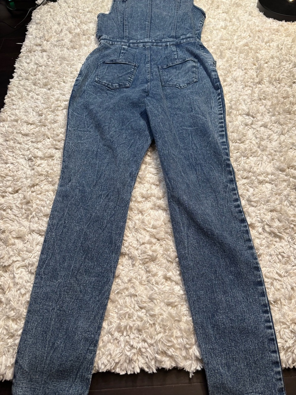 VENUS Dark Blue Denim Women's Overalls